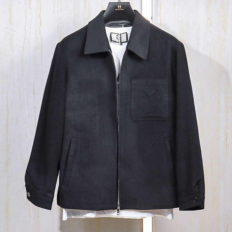 P- 男士秋冬新毛呢夹克外套6629