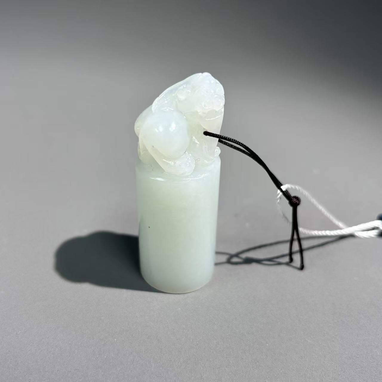 清代和田玉瑞兽印章