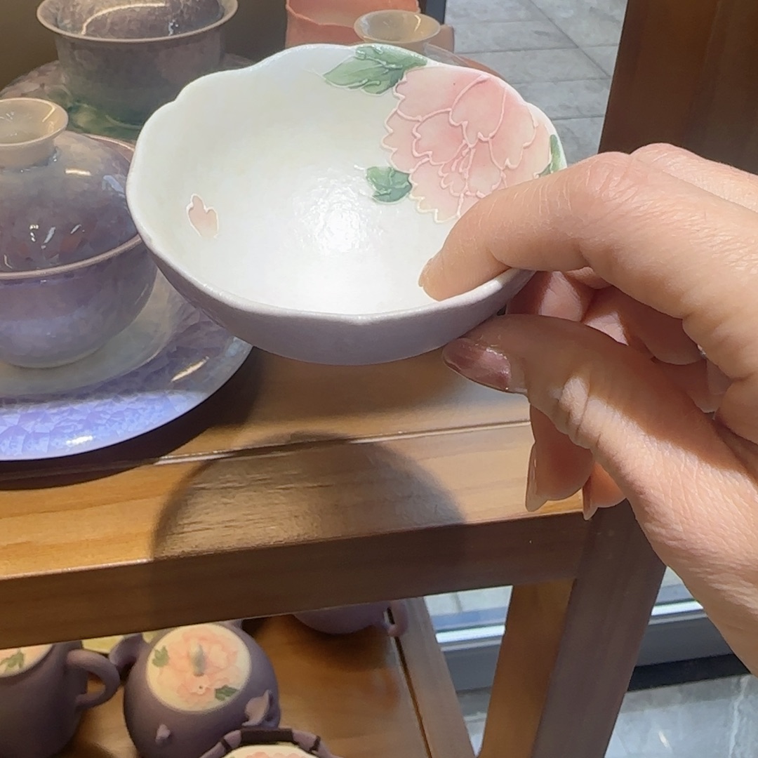 佑***安四个花口杯是最美一