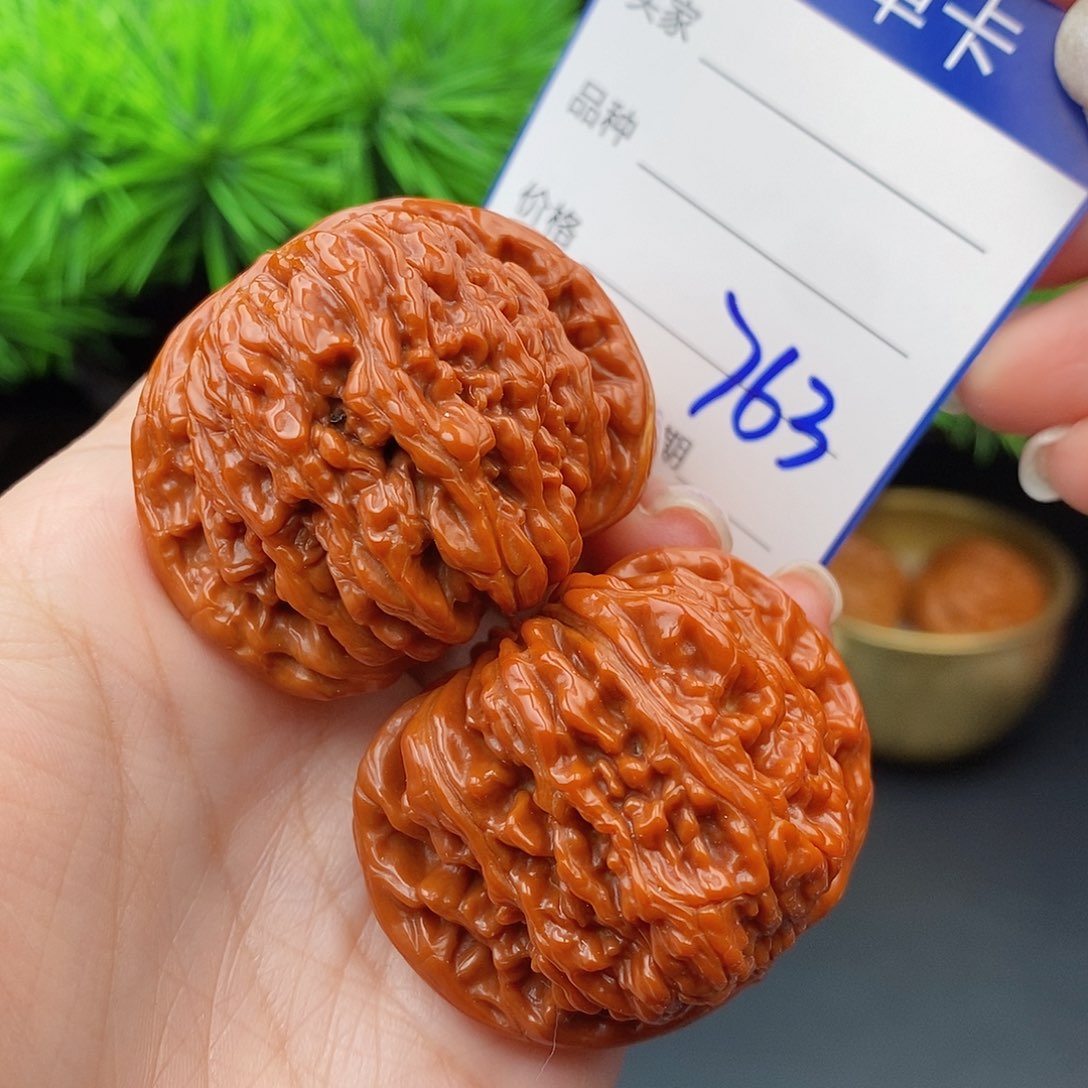 文玩核桃把件44四座楼763