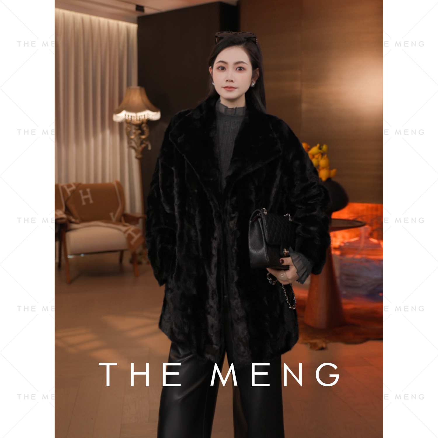THE MENG【天后】奢品贵妇水貂毛皮奢品皮草#M254A1903 LZ