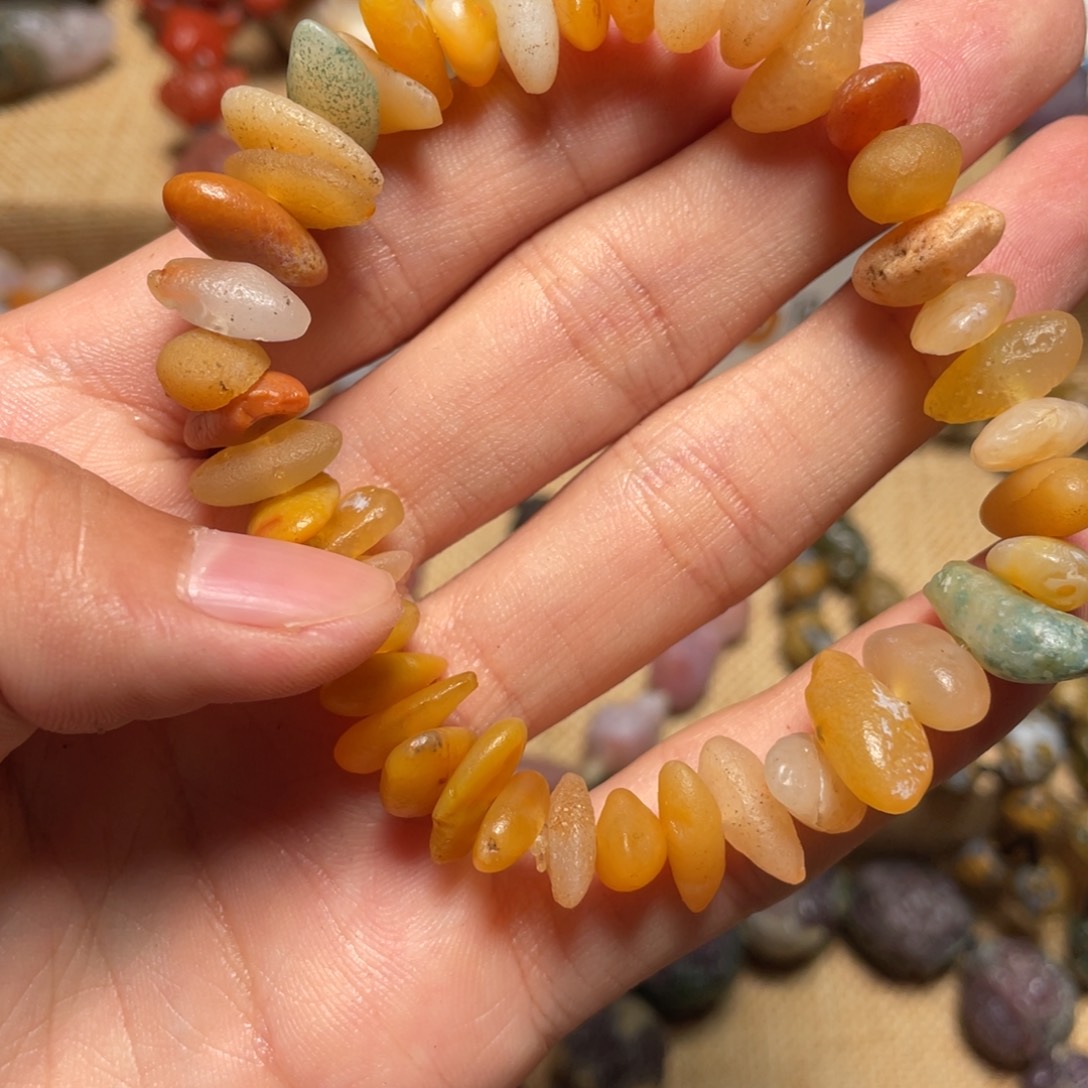 玛瑙/玉髓手链合金