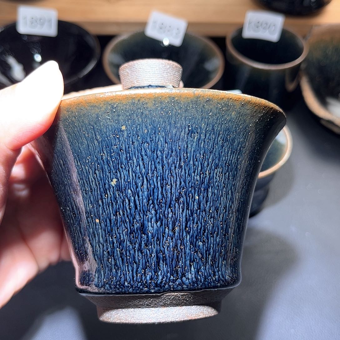 茶盏柴烧建盏主人杯1913