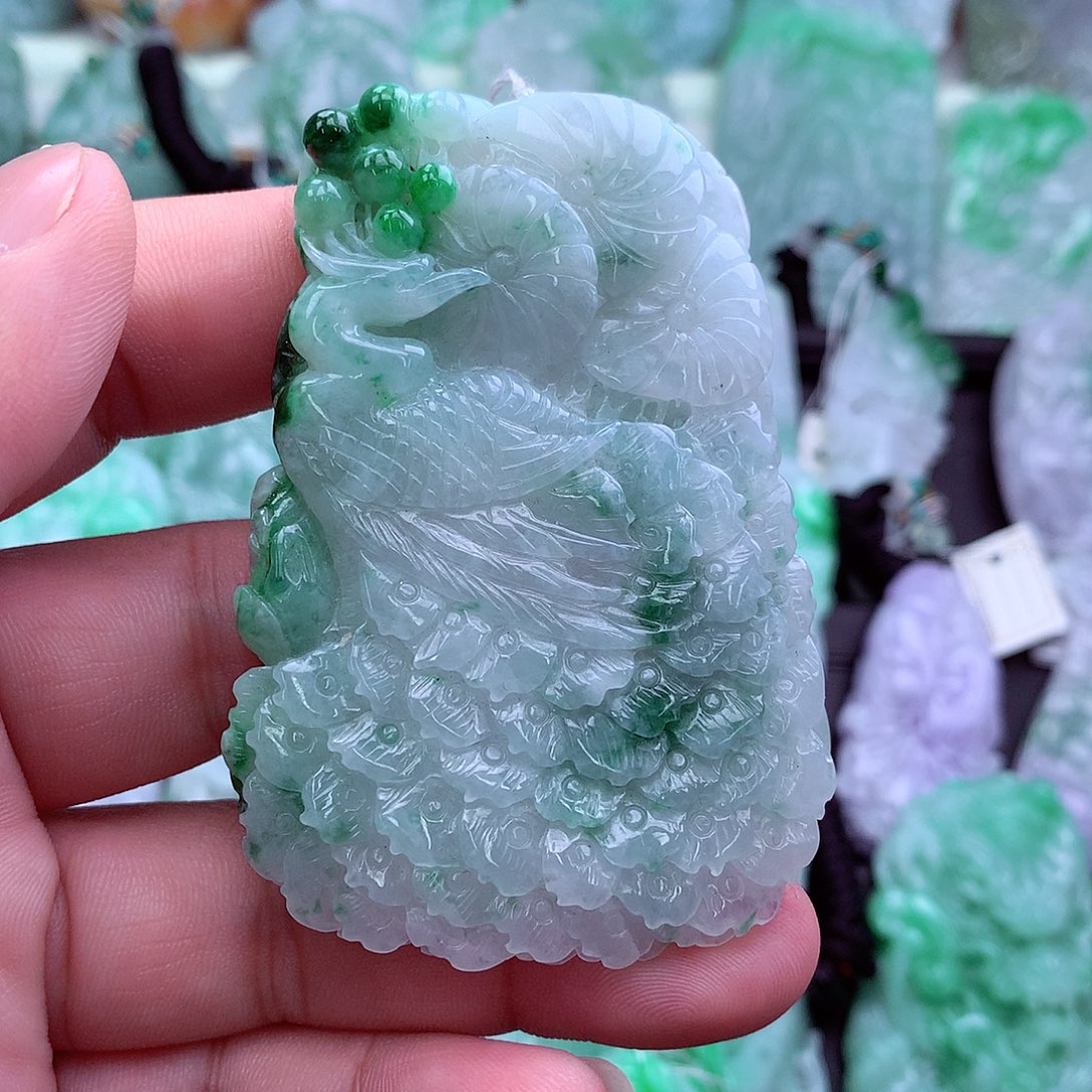 翡翠吊坠(不含链)未镶嵌