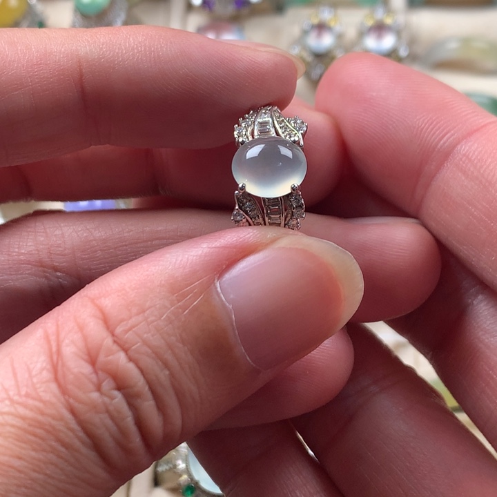 翡翠未镶嵌戒指缅甸Ａ货翡翠