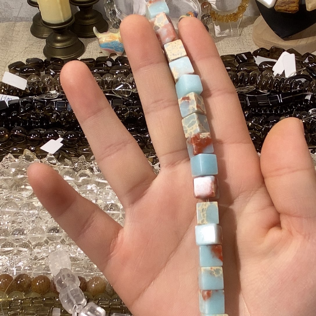 玛瑙/玉髓散珠寿山石方糖