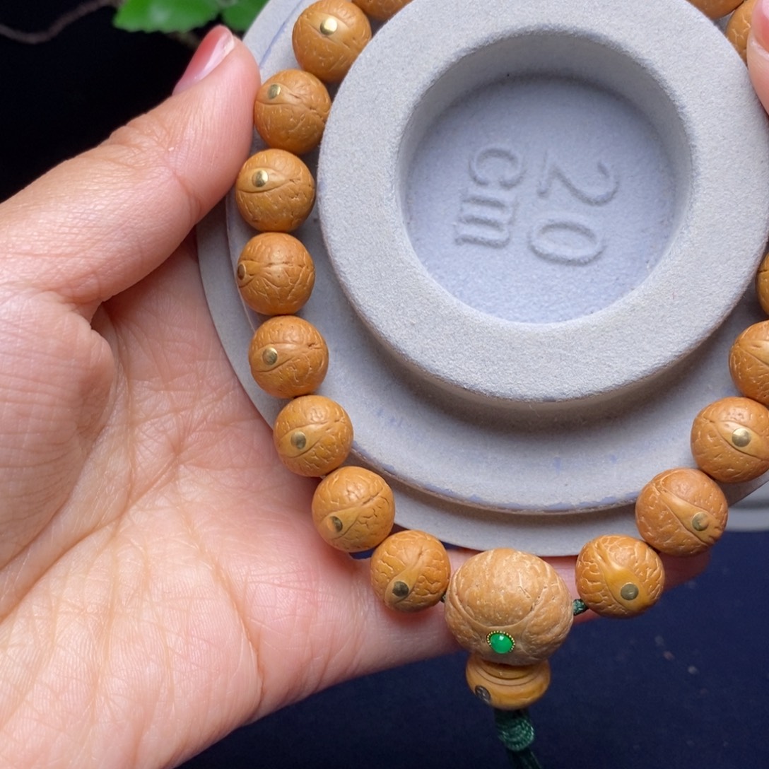 没***啰吊坠凤眼菩提11.5手串