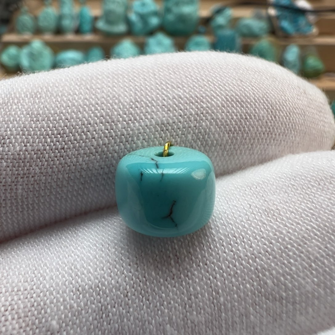 绿松石未镶嵌配饰9.3*6.7