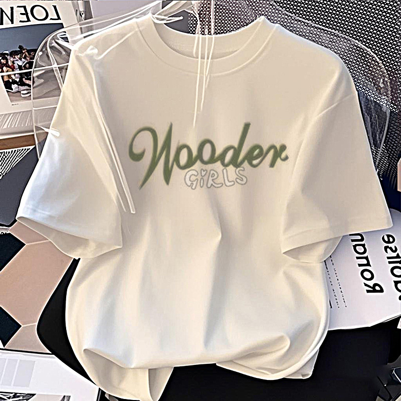 2025纯棉男女同款纯棉T恤短袖t恤学生夏季ins潮牌潮印花