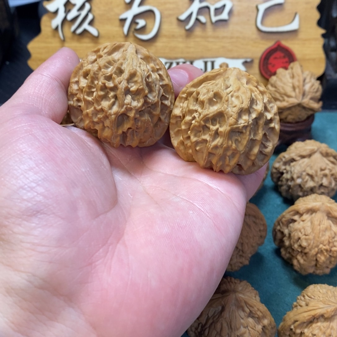 文玩核桃把件苹果园41微瑕