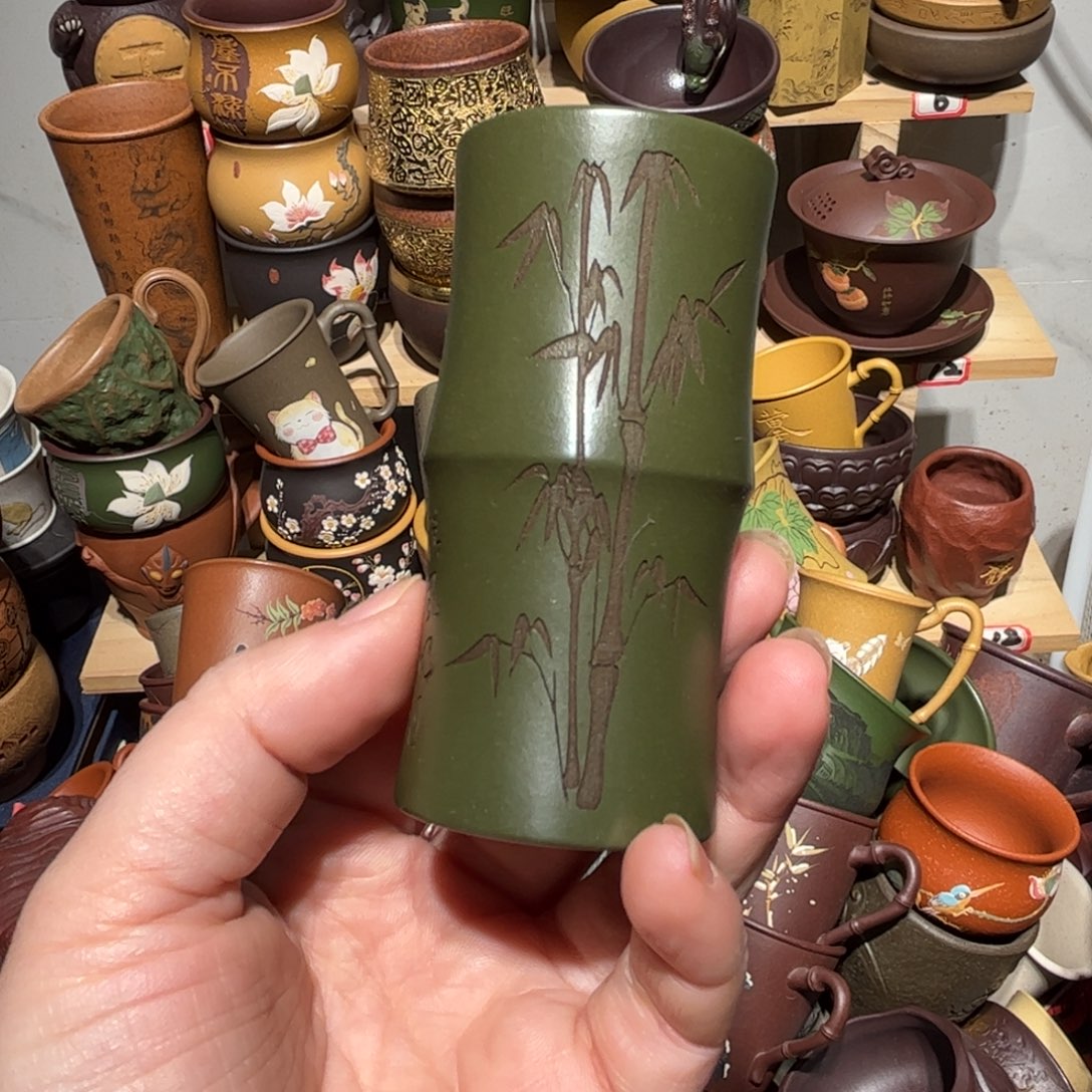 紫砂茶杯宜兴紫砂主人杯