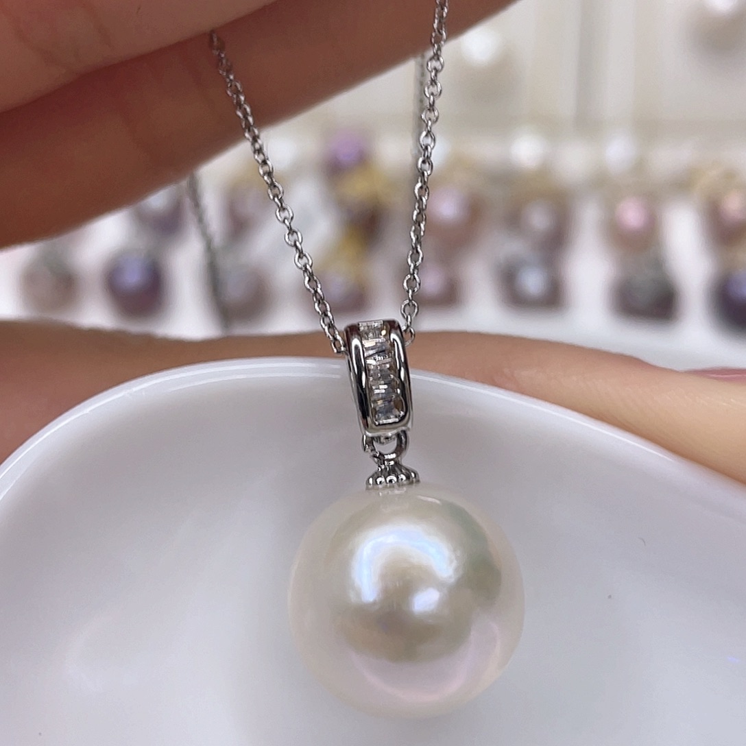 淡水珍珠未镶嵌吊坠(赠链)