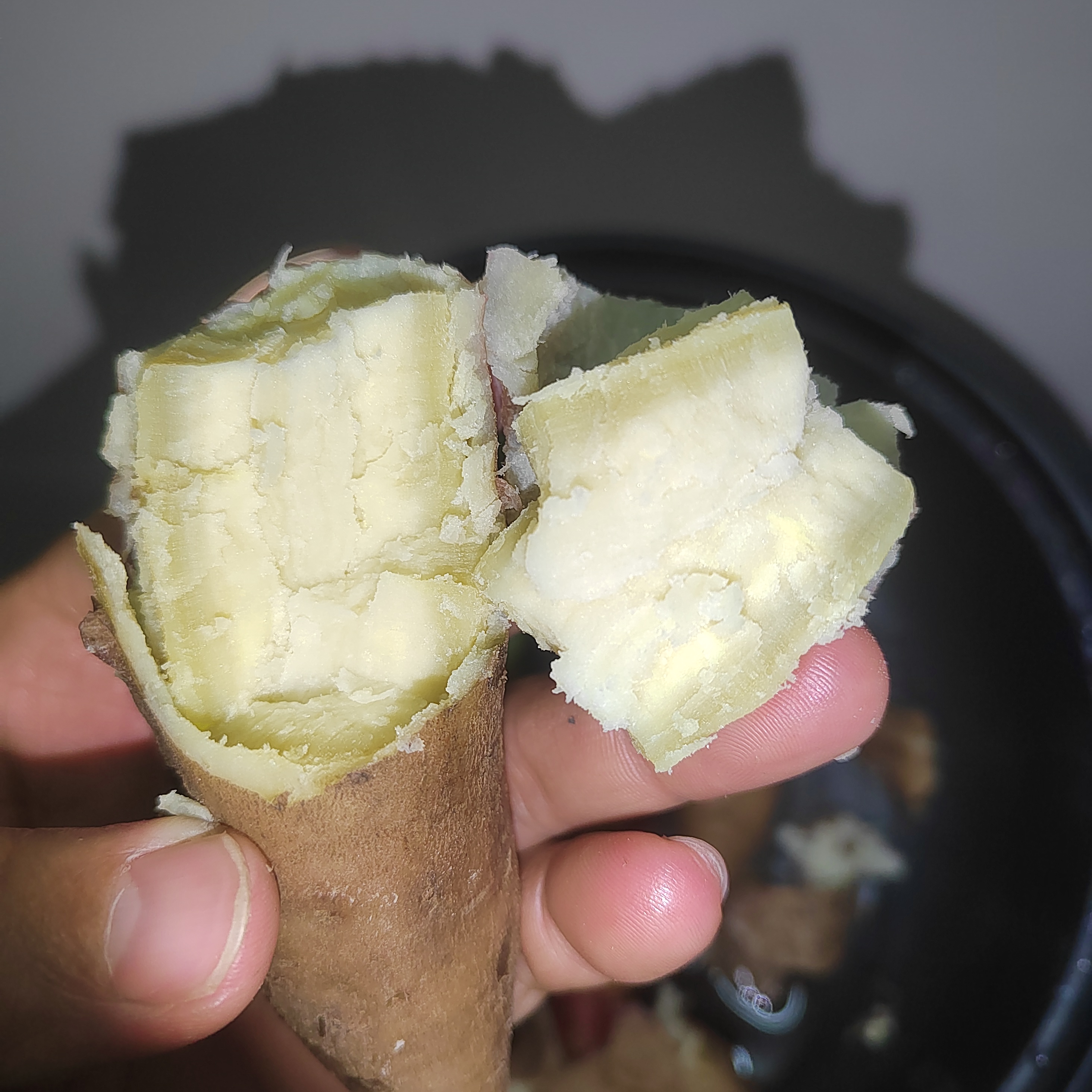 新鲜挖人参薯香粉5斤中果红薯白肉番薯