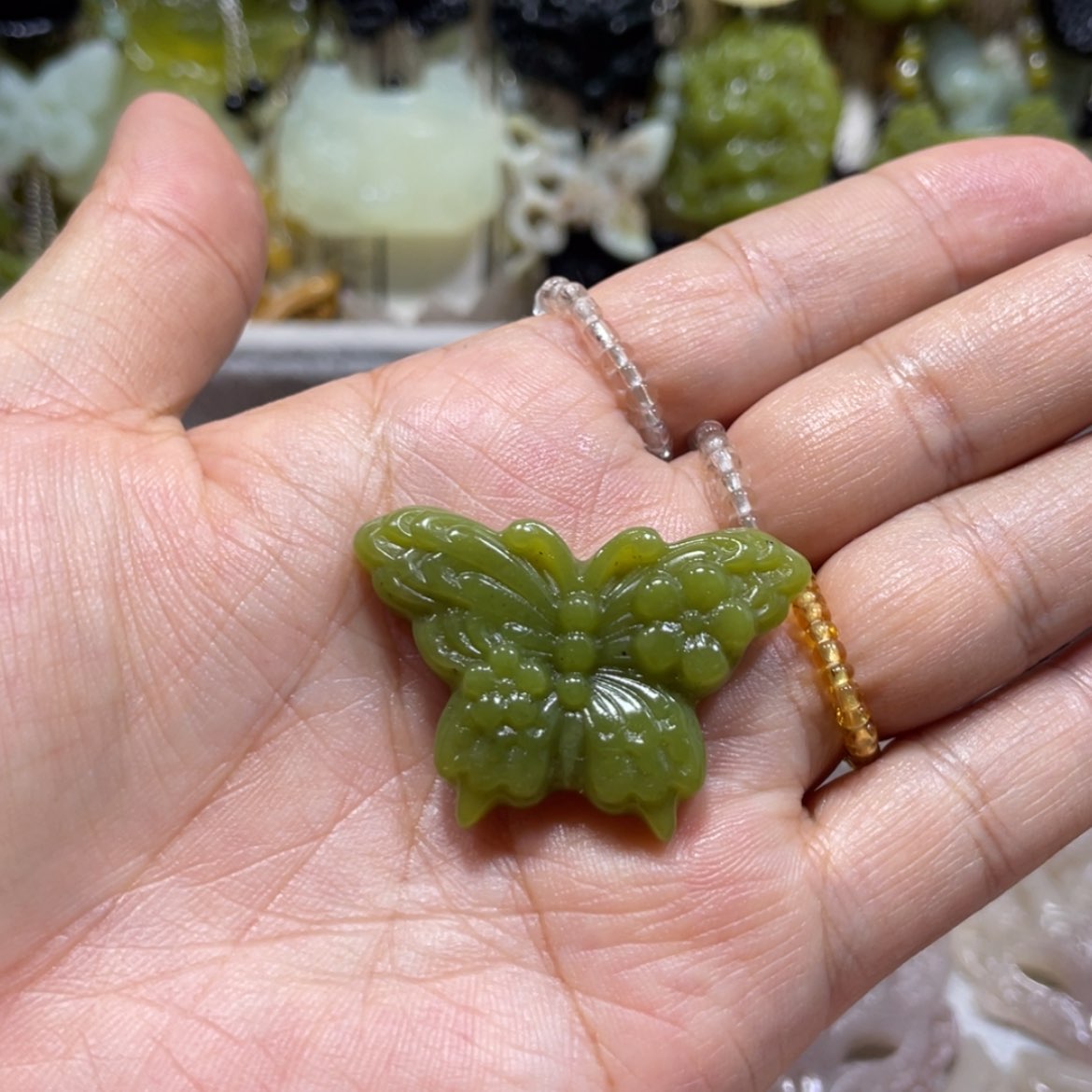 【闪购商品】岫玉颈饰未镶嵌118吊坠