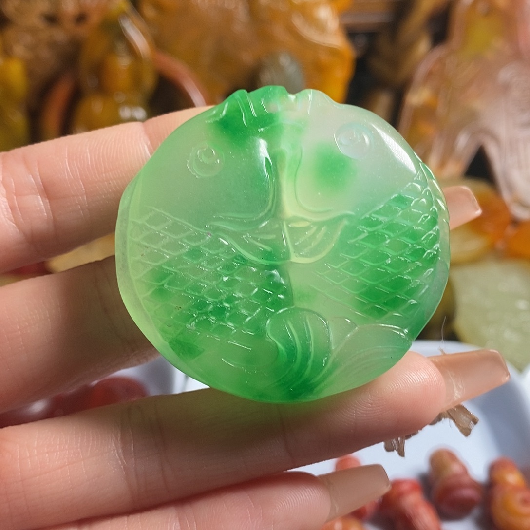 岫岩老玉（透闪石质玉）未镶嵌挂件