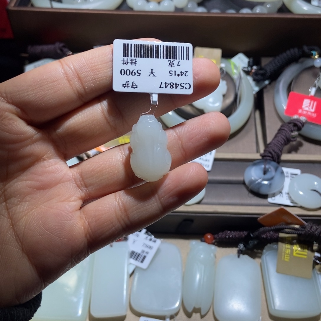 和田玉（白玉）未镶嵌颈饰