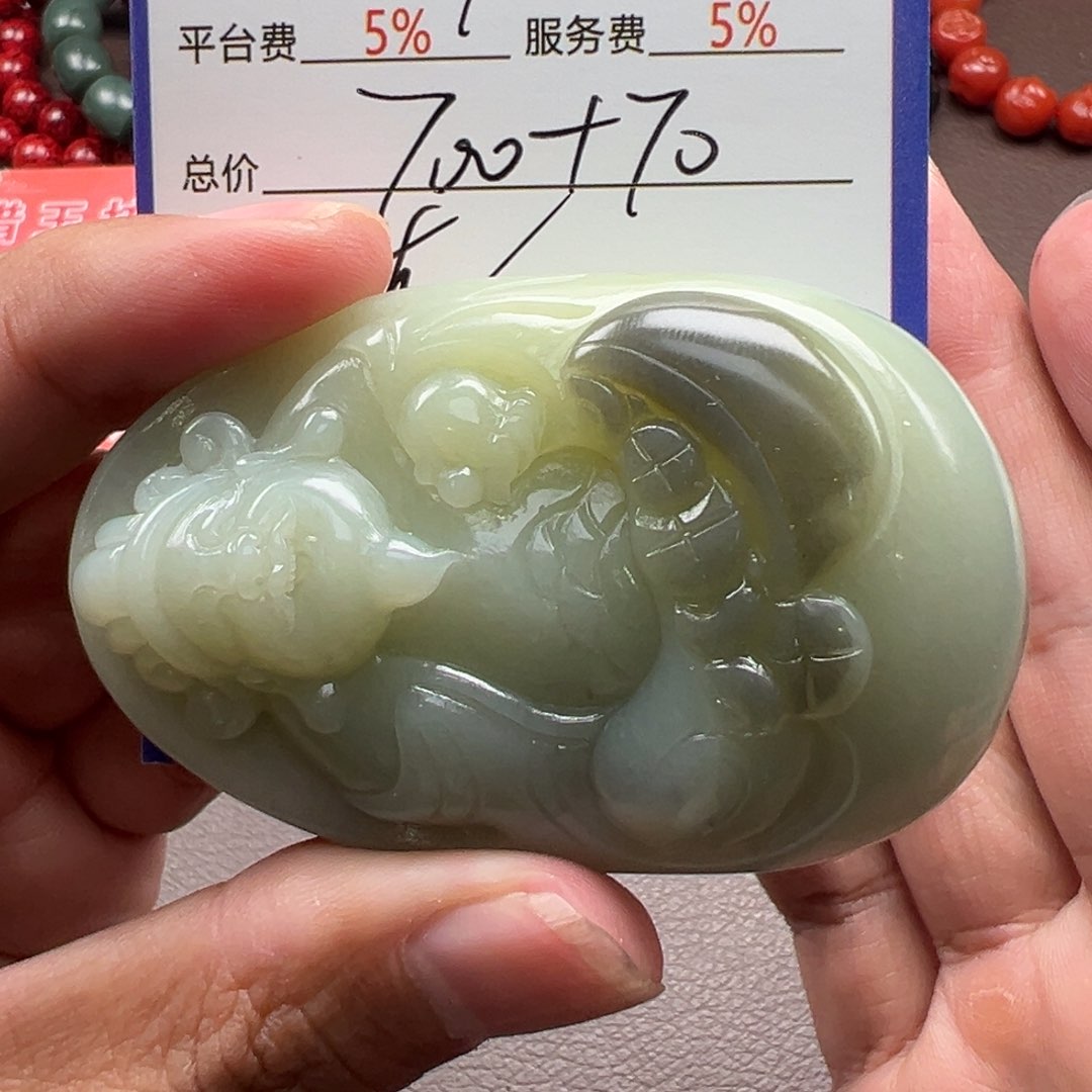 和田玉颈饰未镶嵌用****6