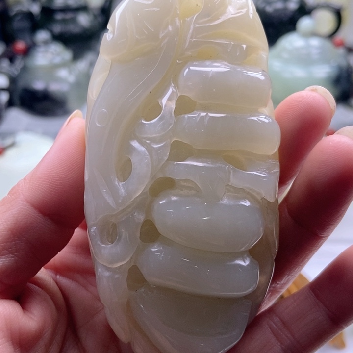 蛇纹石玉手链未镶嵌