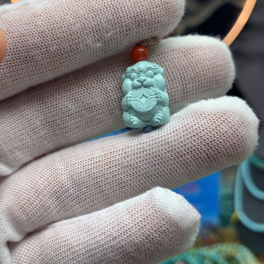 绿松石挂件未镶嵌