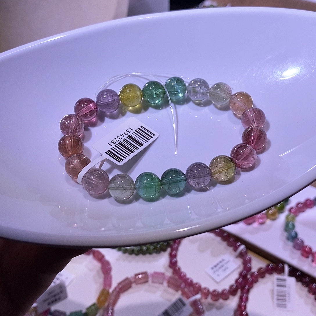 未镶嵌手链碧玺手链