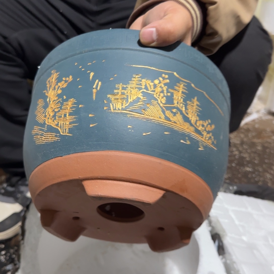 花盆紫砂口径18厘米