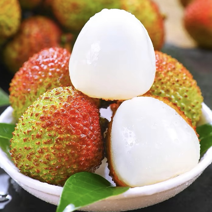 【次日达】009广东茂名荔枝当季新鲜水果带箱3斤/5斤果肉饱满多仓发货荔枝同城送广东省