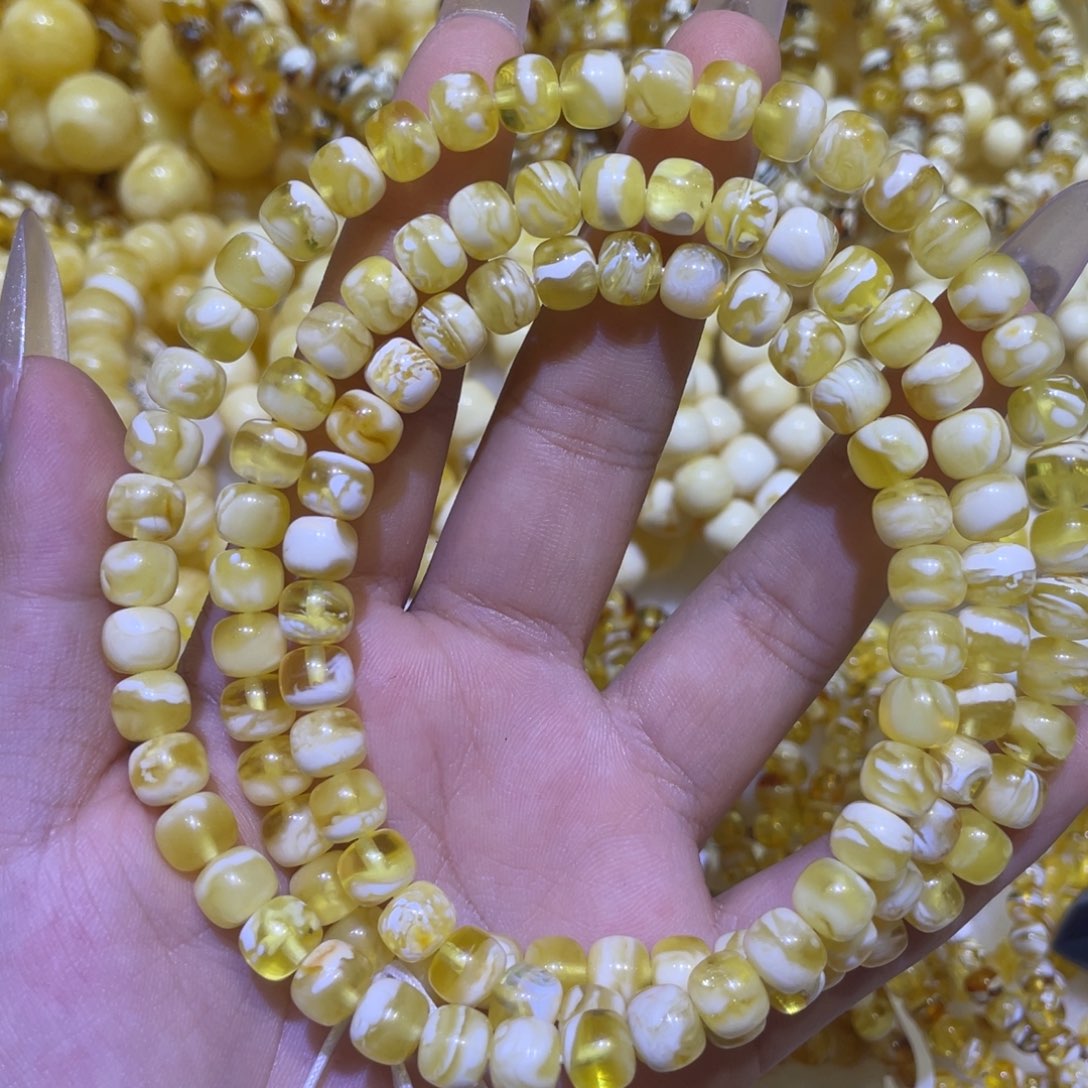 蜜蜡未镶嵌珠宝奇石7.6m