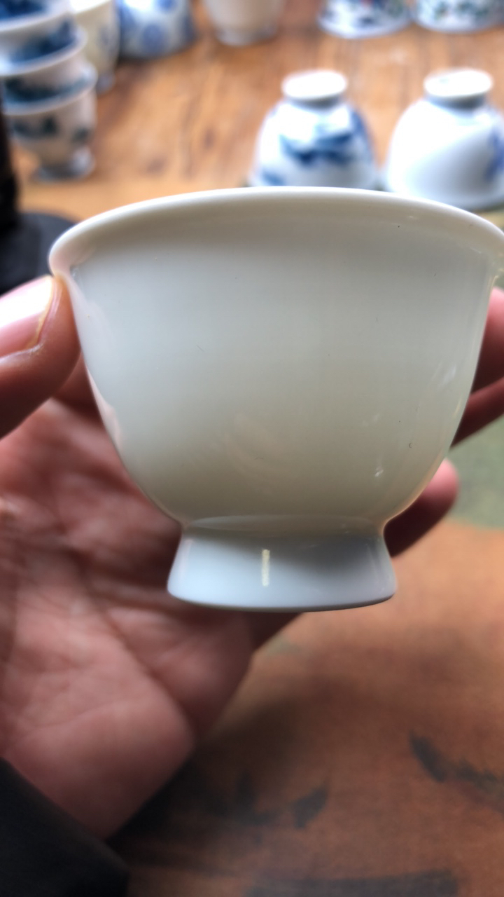 青花杯子茶具瓷器
