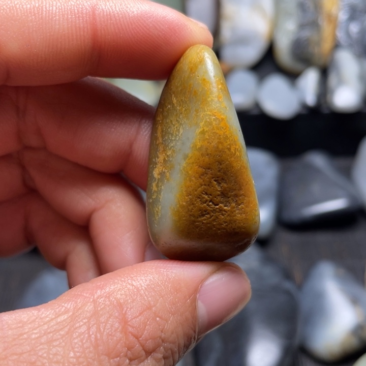 和田玉未镶嵌挂件34