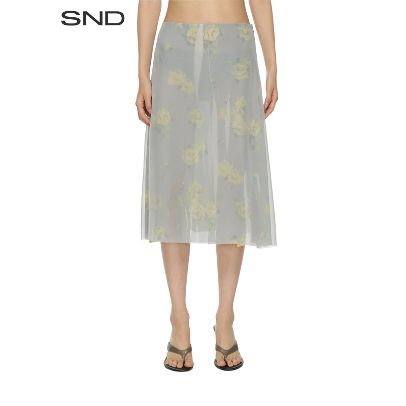 【SNDACNE 设计师品牌】SND SS25 垂感长半裙