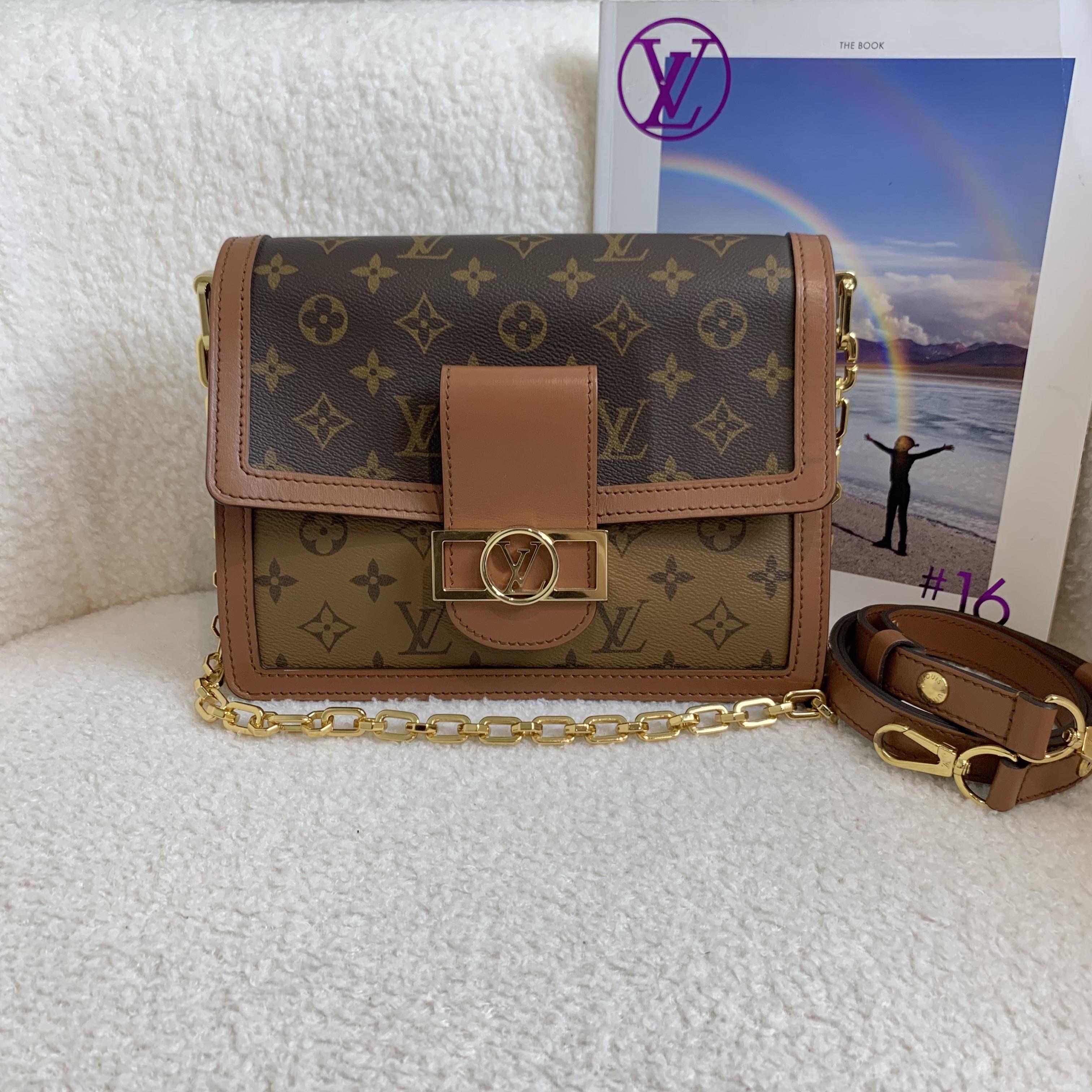99新 LouisVuitton/路易威登 壹臻/老花达芙妮中号包/28568104