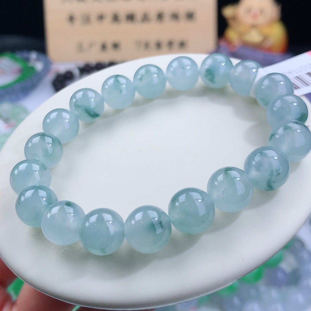 翡翠手链未镶嵌卡10