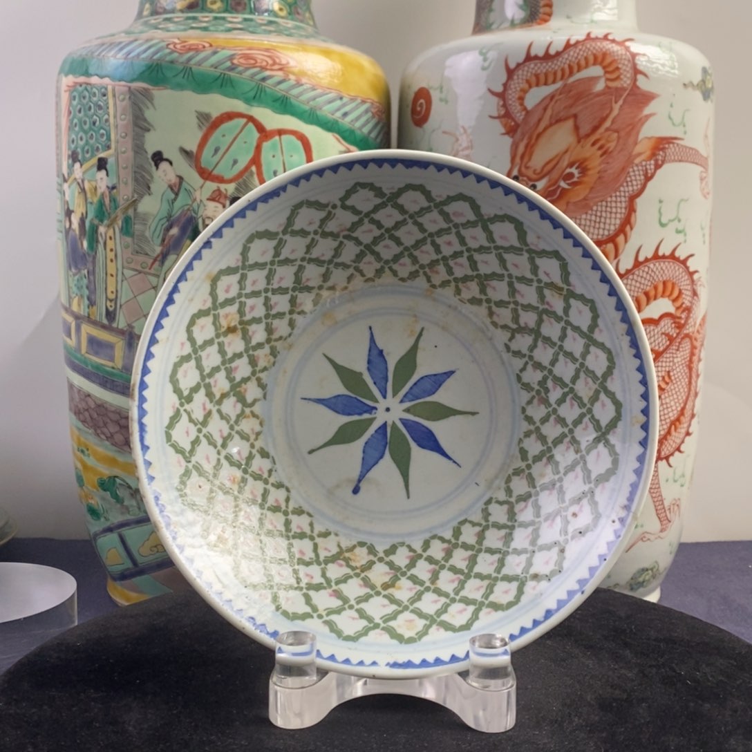 盘陶4156瓷器—菠萝盘