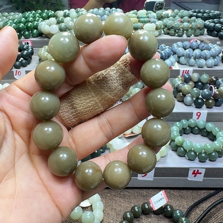 未镶嵌手链和田玉新疆且末糖卡16