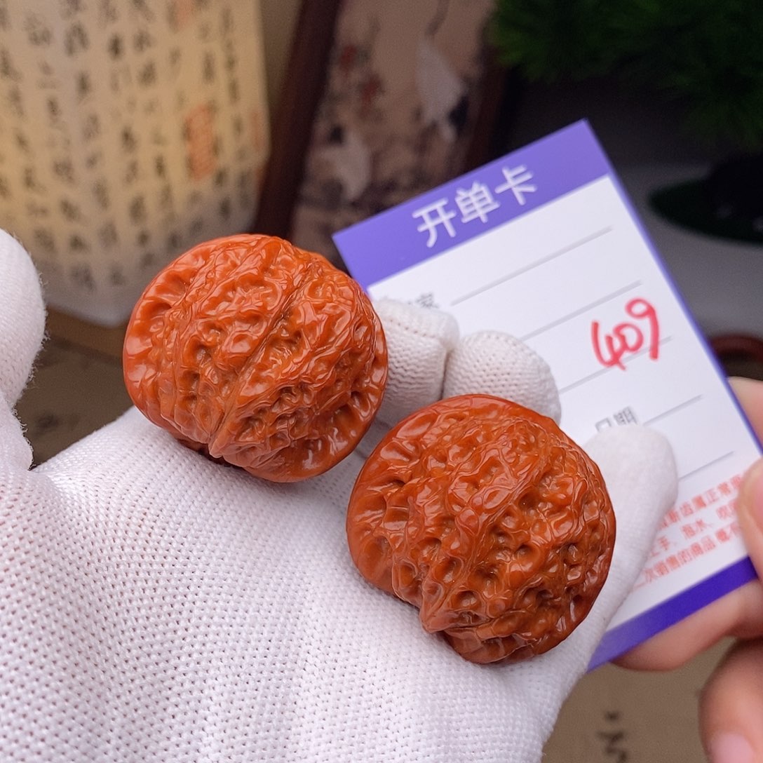 文玩核桃把件38血麒麟409