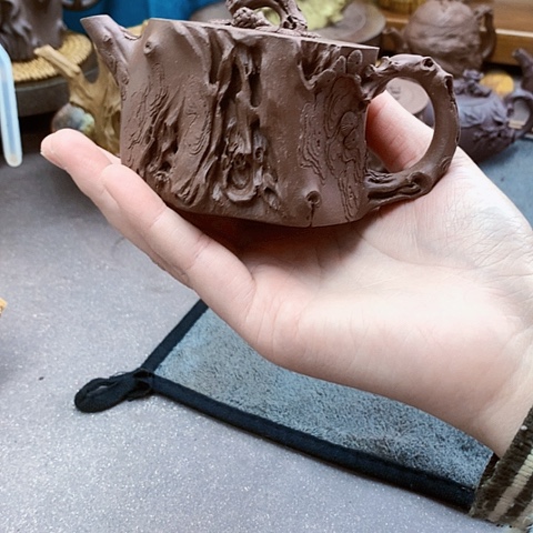 茶壶紫砂全手工制作的手工制作