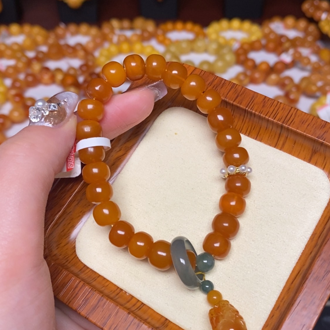 【闪购商品】蜜蜡手链未镶嵌手串