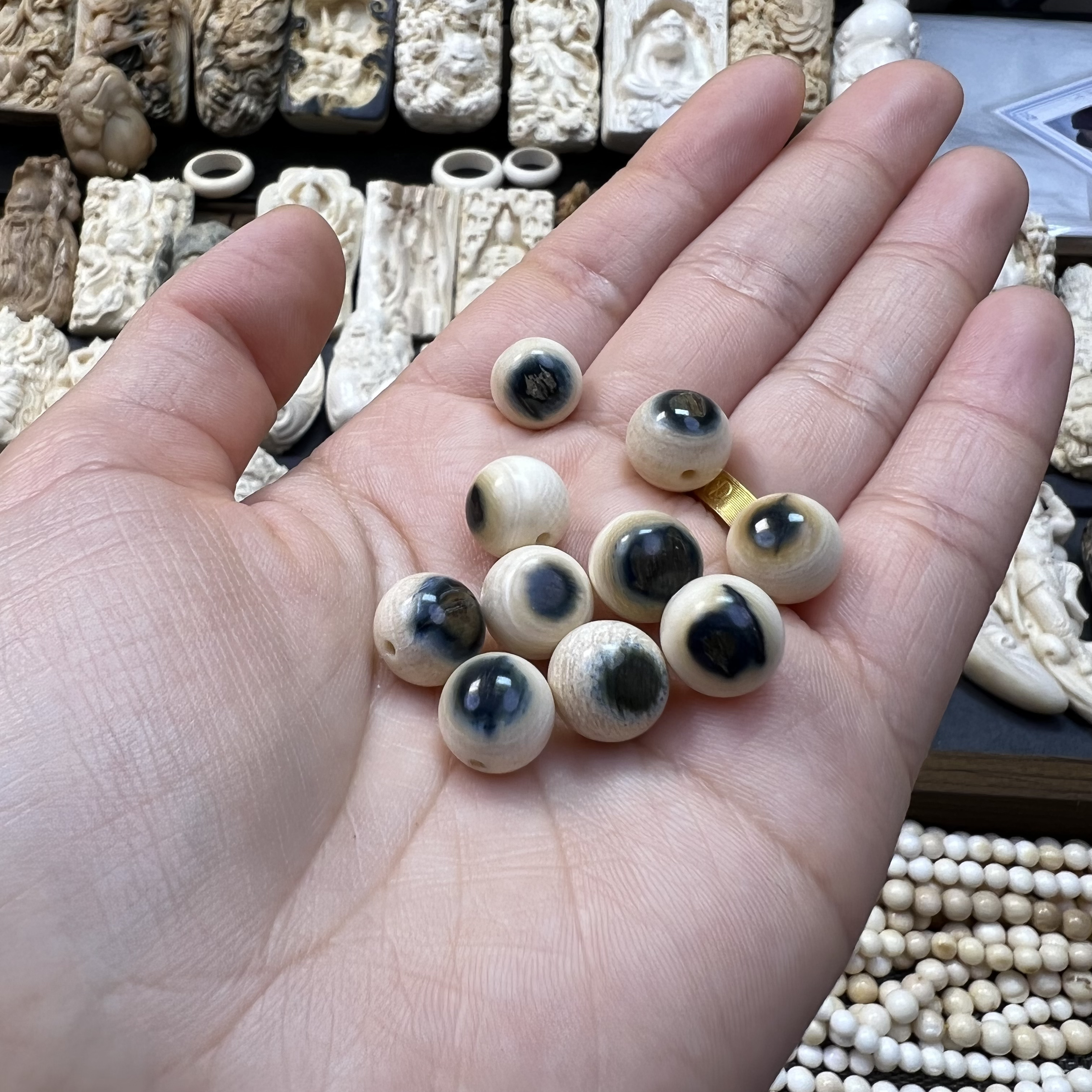 10mm蓝眼散珠福利