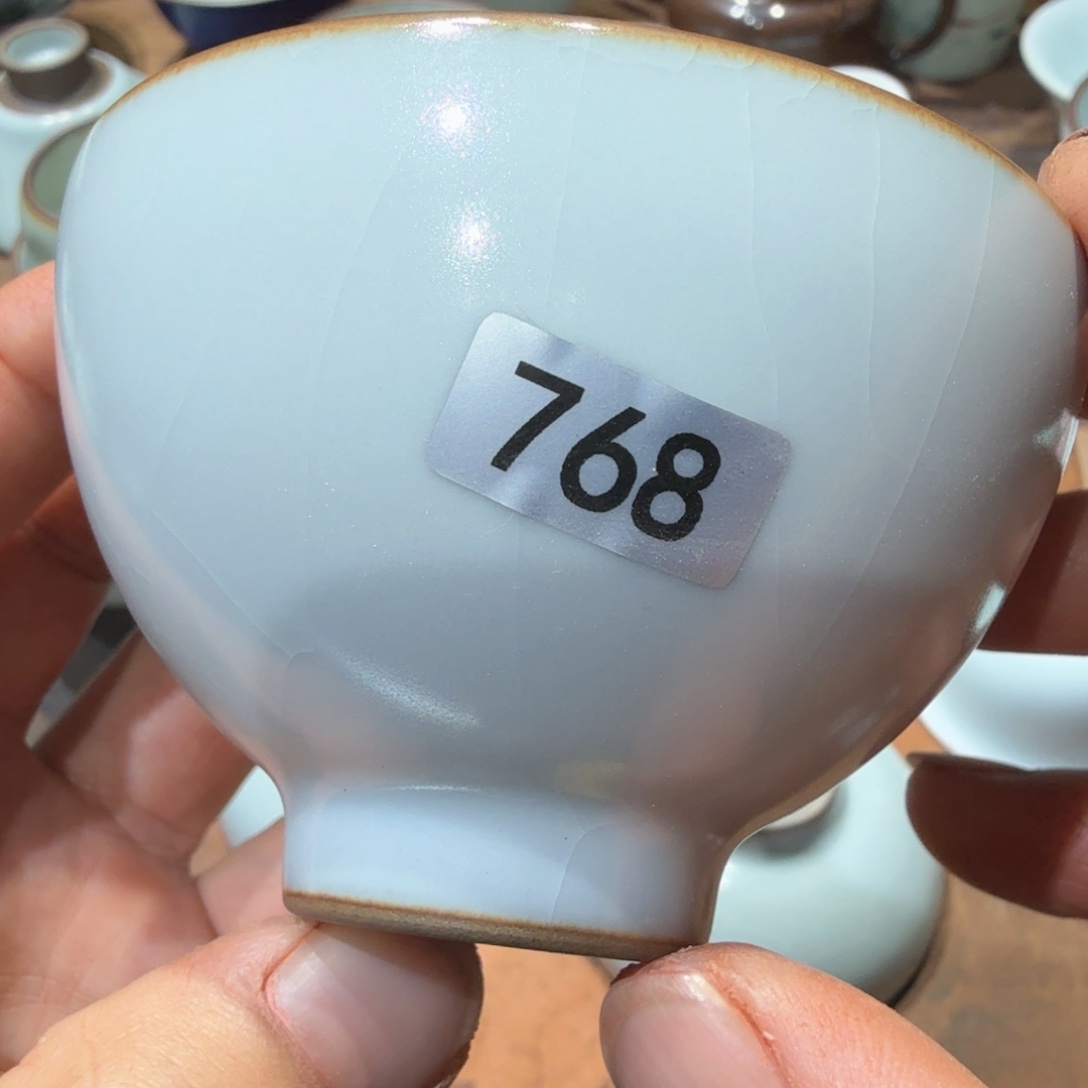 汝窑2号天青开大片喜欢的可以拍