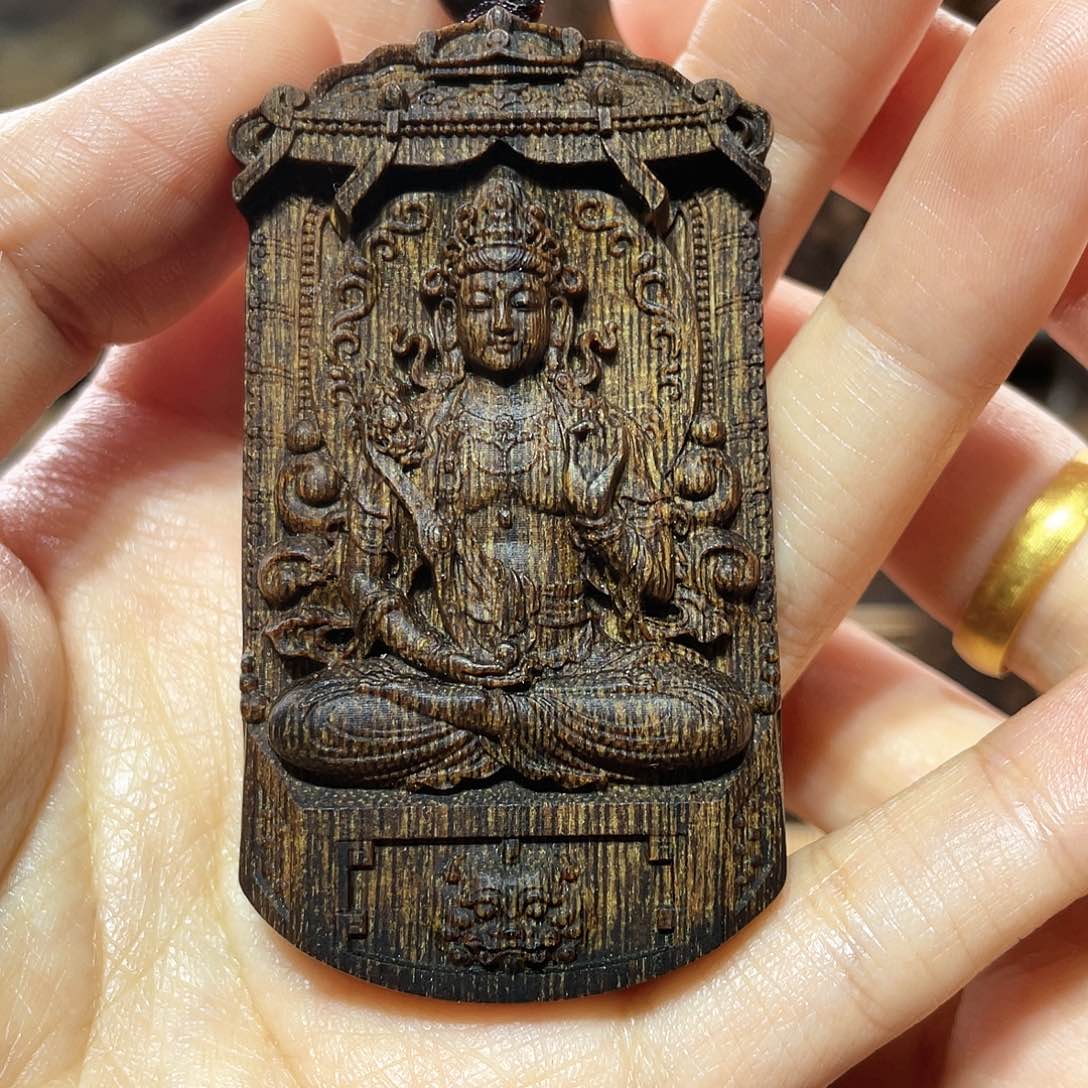 【闪购商品】沉香木吊坠俗*姚越南富森红土沉香