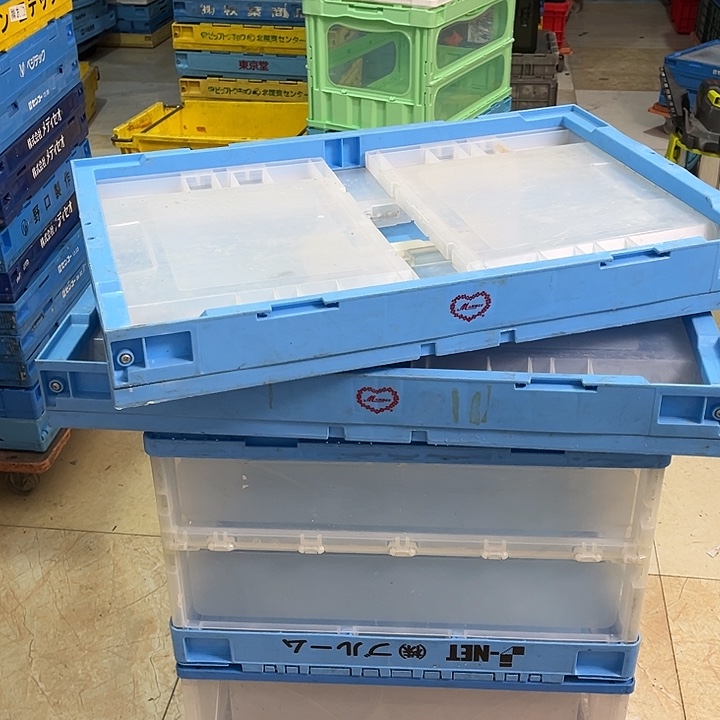 开***心厚款家用五金工具箱2个没盖坏了