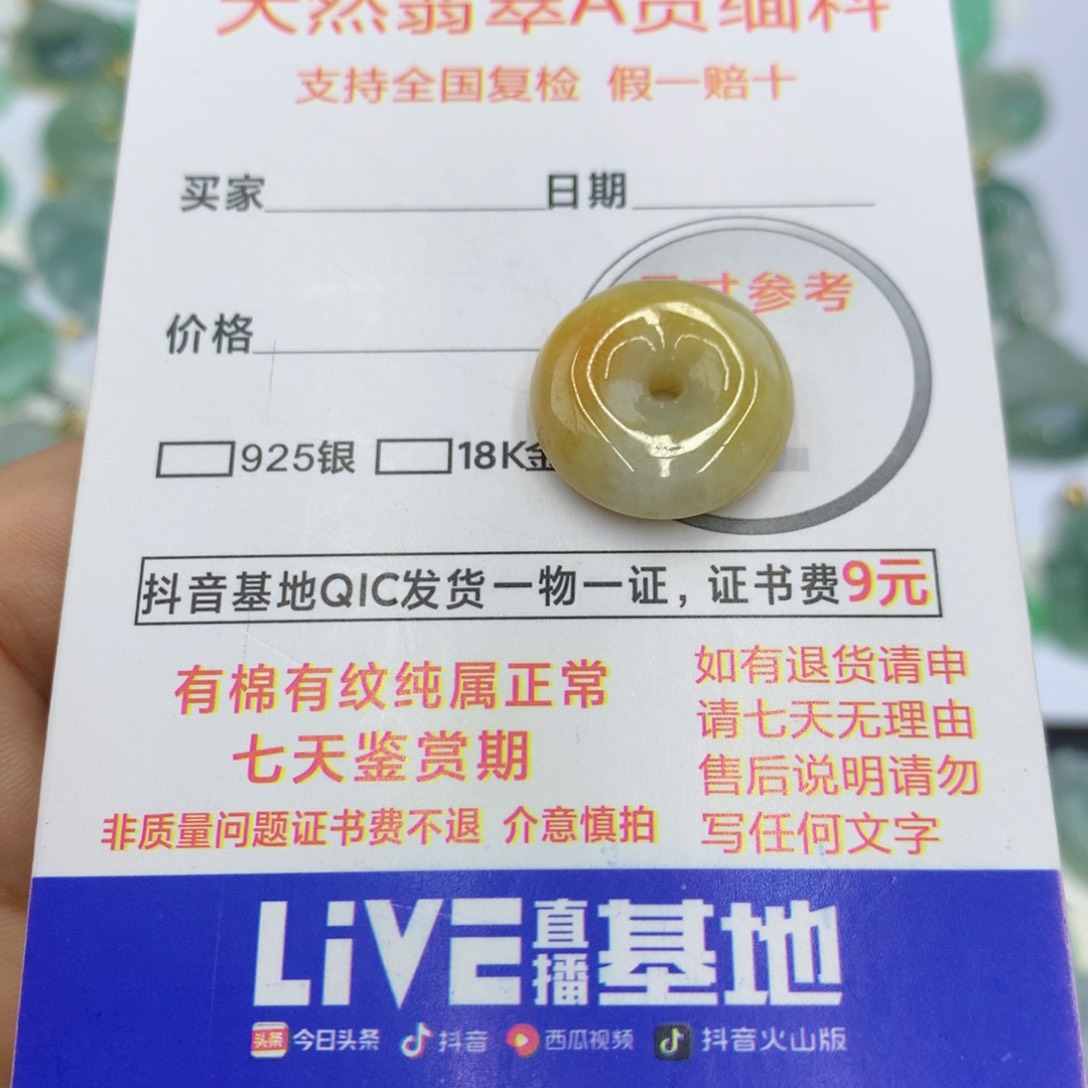 翡翠颈饰未镶嵌翡翠