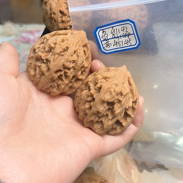 文玩核桃把件鸡心有修