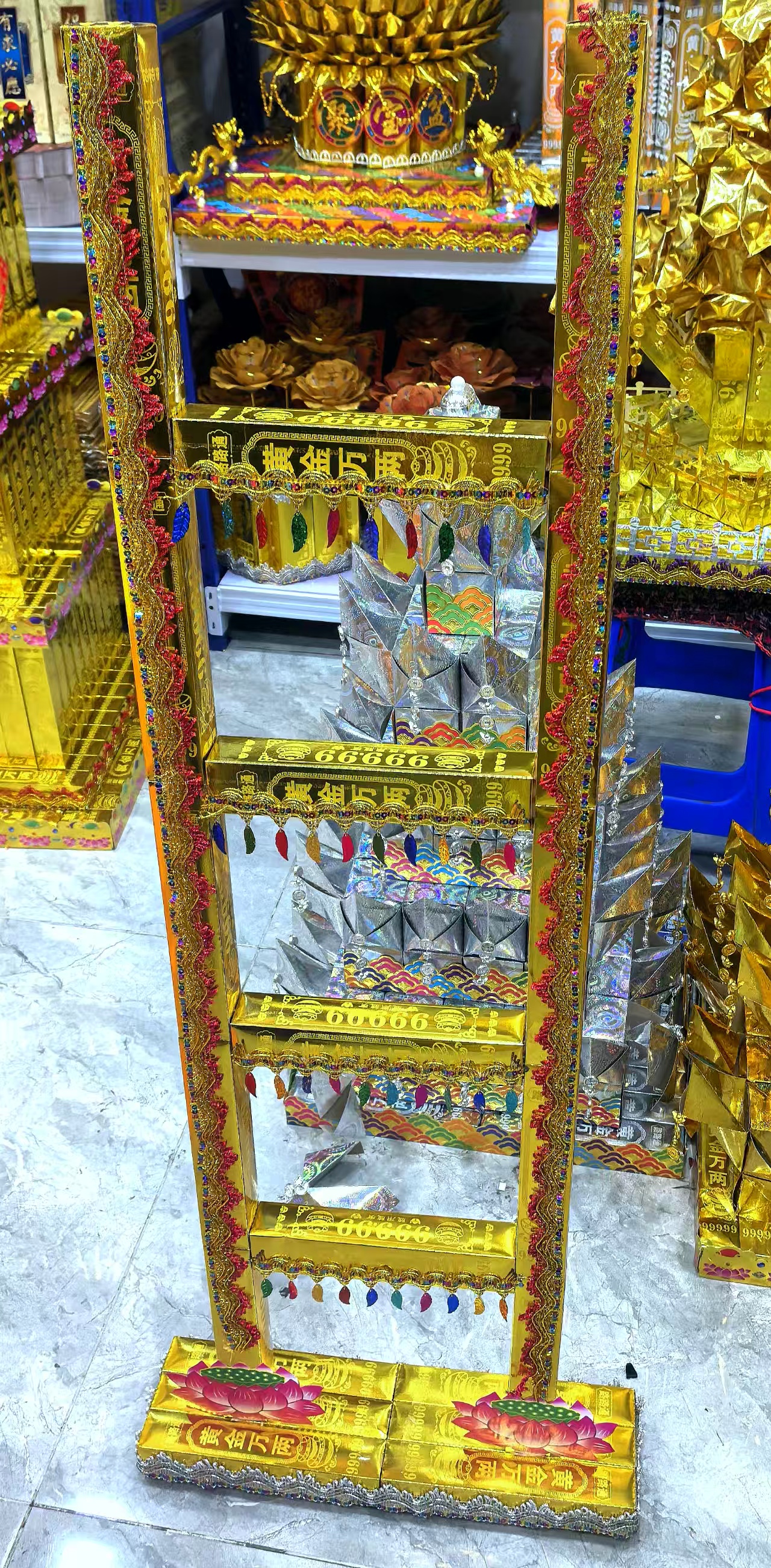 往生天梯折纸半成品材料包手工DIY