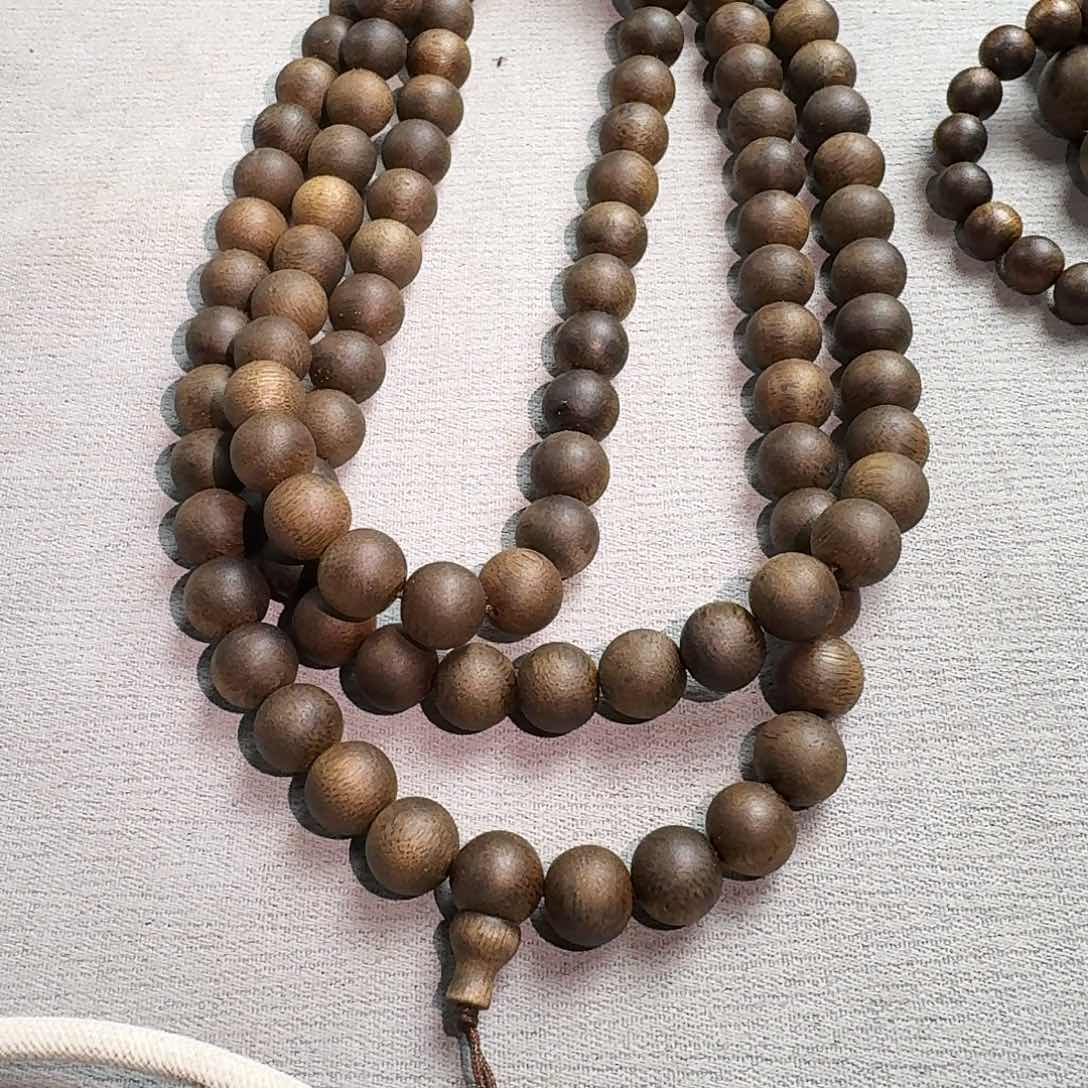 沉香香囊沉香顺化红土圆珠多圈卡10发一沉水级