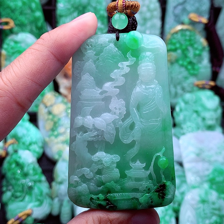 翡翠吊坠(不含链)未镶嵌