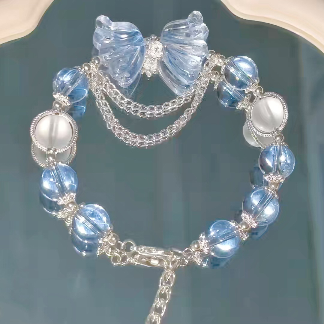 合成金属玻璃手链 【扣号选款】简约款琉璃手链时尚饰品首饰百搭