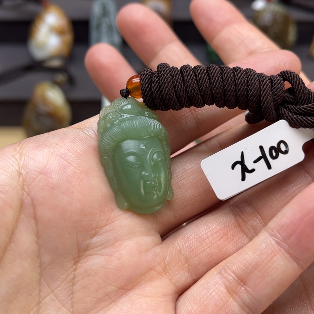 和田玉（碧玉）挂件未镶嵌