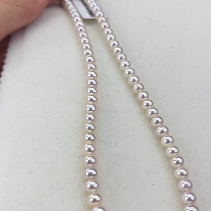 淡水珍珠颈饰银S925镶嵌5➕极光炫彩高品