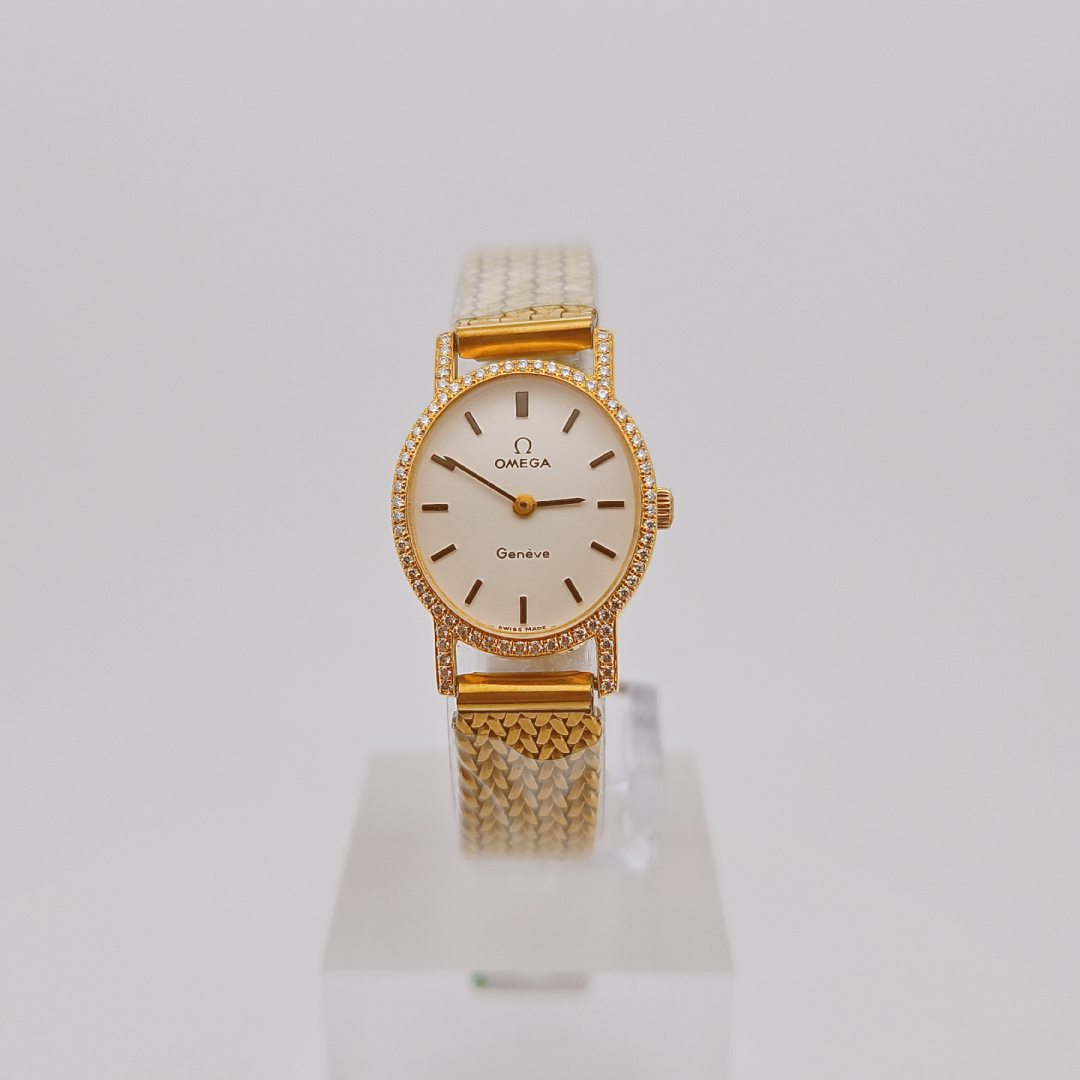 95新 Omega/欧米茄 手动机械表后钻20*23mm/公价32999/w13081